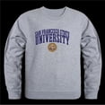 thumbnail image 1 of W Republic 568-376-HGY-03 San Francisco State University Gators Seal Crewneck Sweatshirt, Heather Grey - Large, 1 of 1