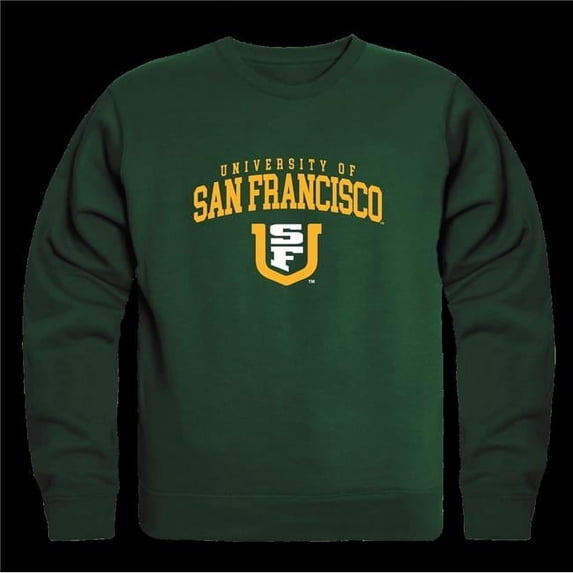 W Republic 568-377-FOR-05 San Francisco State University Dons Seal Crewneck Sweatshirt, Forest Green - 2XL