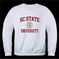 thumbnail image 1 of W Republic 568-384-WHT-01 South Carolina State University Bulldogs Seal Crewneck Sweatshirt, White - Small, 1 of 1