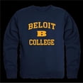 thumbnail image 1 of W Republic 568-482-NVY-03 Beloit College Buccaneers Seal Crewneck Sweatshirt, Navy - Large, 1 of 1
