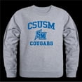 thumbnail image 1 of W Republic 568-506-HGY-02 California State University, San Marcos Cougars Seal Crewneck Sweatshirt, Heather Grey - Medium, 1 of 1