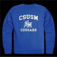 thumbnail image 1 of W Republic 568-506-RYL-02 California State University, San Marcos Cougars Seal Crewneck Sweatshirt, Royal - Medium, 1 of 1