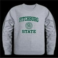 thumbnail image 1 of W Republic 568-519-HGY-02 Fitchburg State University Falcons Seal Crewneck Sweatshirt, Heather Grey - Medium, 1 of 1