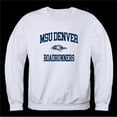 thumbnail image 1 of W Republic 568-542-WHT-05 Metropolitan State University Denver Roadrunners Seal Crewneck Sweatshirt, White - 2XL, 1 of 1