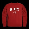 thumbnail image 1 of W Republic 568-555-RED-05   Jersey Institute of Technology Highlanders Seal Crewneck Sweatshirt, Red - 2XL, 1 of 1
