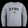 thumbnail image 1 of W Republic 568-639-HGY-01 East Texas Baptist University Tigers Seal Crewneck Sweatshirt, Heather Grey - Small, 1 of 1