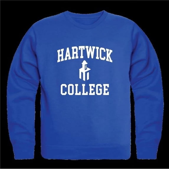 W Republic 568-650-RYL-03 Hartwick College Hawks Seal Crewneck Sweatshirt, Royal - Large