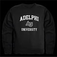 thumbnail image 1 of W Republic 568-733-BLK-04 Adelphi University Panthers Seal Crewneck Sweatshirt, Black - Extra Large, 1 of 1