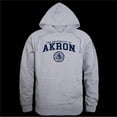 thumbnail image 1 of W Republic 569-100-HGY-03 University of Akron Zips Seal Hoodie, Heather Grey - Large, 1 of 1