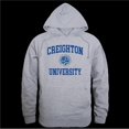 thumbnail image 1 of W Republic 569-118-HGY-05 Creighton University Bluejays Seal Hoodie, Heather Grey - 2XL, 1 of 1