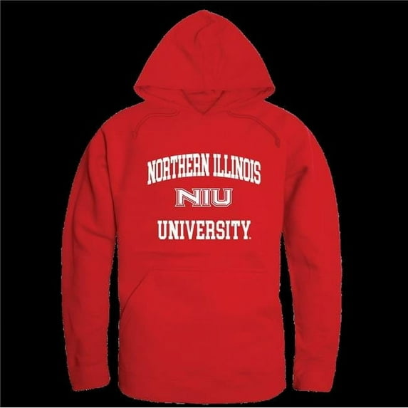 W Republic 569-142-RED-01 Northern Illinois University Huskies Seal Hoodie, Red - Small