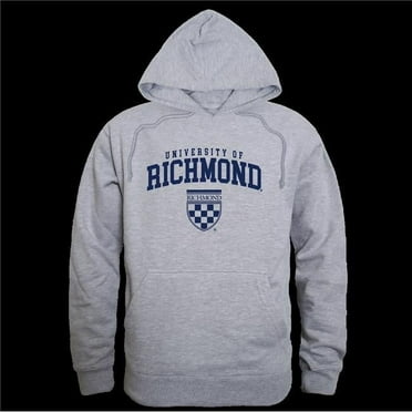 W Republic 569-145-HGY-05 University of Richmond Spiders Seal Hoodie, Heather Grey - 2XL