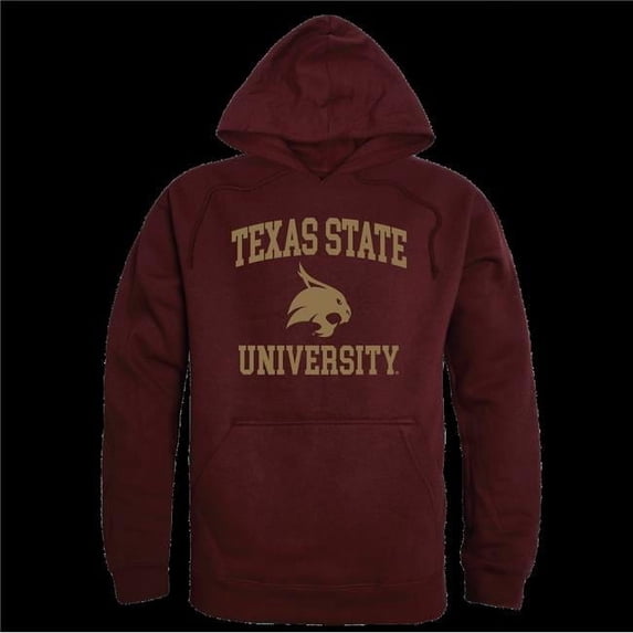 W Republic 569-181-MAR-03 Texas State University Bobcats Seal Hoodie, Maroon - Large