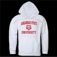 thumbnail image 1 of W Republic 569-211-WHT-04 Arkansas State University Wolves Seal Hoodie, White - Extra Large, 1 of 1