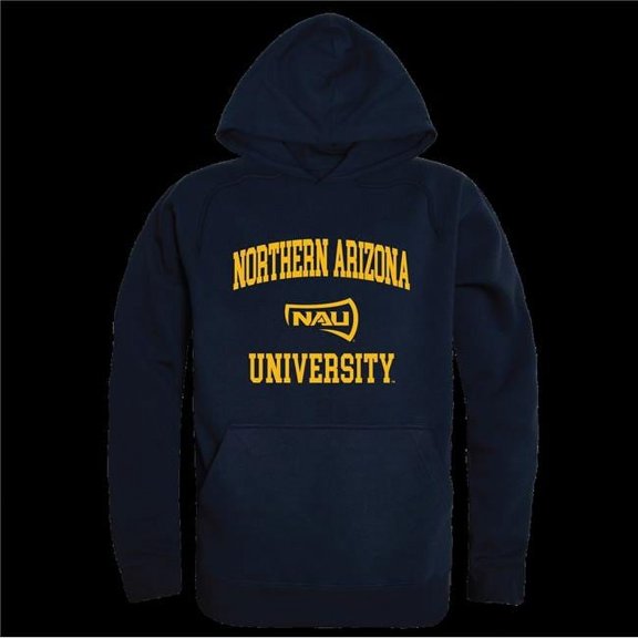 W Republic 569-227-NVY-05 Northern Arizona University Lumberjacks Seal Hoodie, Navy - 2XL