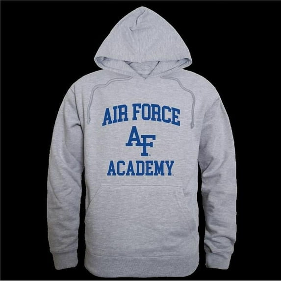 W Republic 569-242-HGY-01 United States Air Force Academy Falcons Seal Hoodie, Heather Grey - Small
