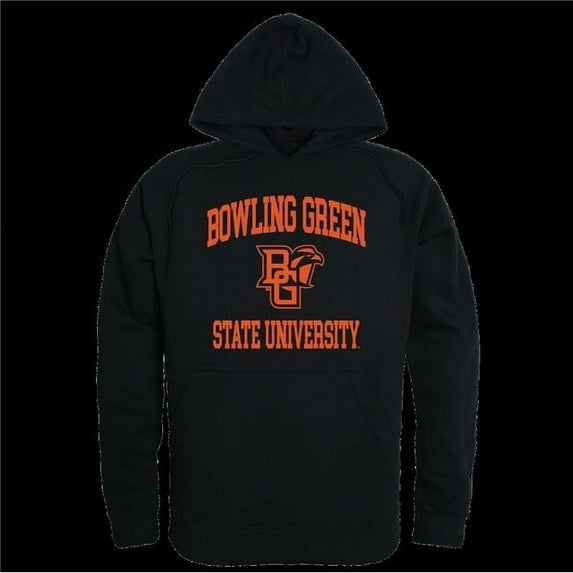 W Republic 569-269-BK2-04 Bowling Green State University Falcons Seal Hoodie, Black - Extra Large