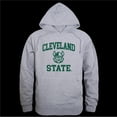 thumbnail image 1 of W Republic 569-282-HGY-02 Cleveland State University Vikings Seal Hoodie, Heather Grey - Medium, 1 of 1
