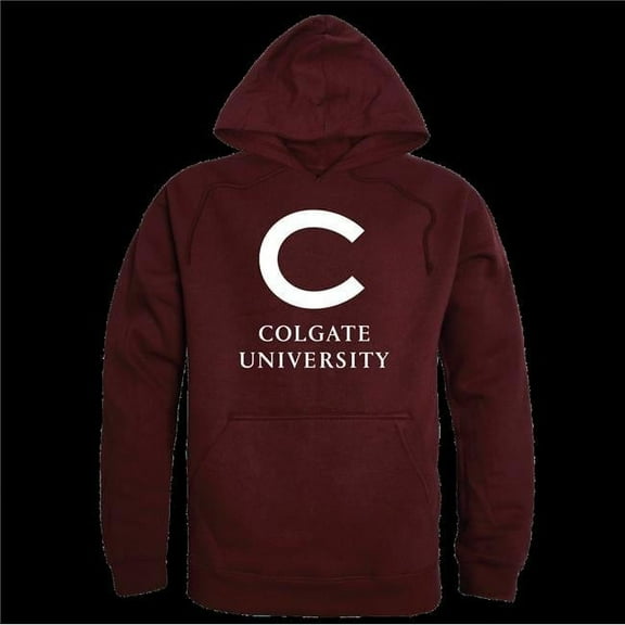 W Republic 569-283-MAR-05 Colgate University Raiders Seal Hoodie, Maroon - 2XL