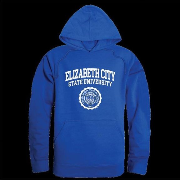 W Republic 569-297-RYL-05 Elizabeth City State University Vikings Seal Hoodie, Royal - 2XL