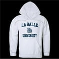 thumbnail image 1 of W Republic 569-322-WHT-01 La Salle University Explorers Seal Hoodie, White - Small, 1 of 1