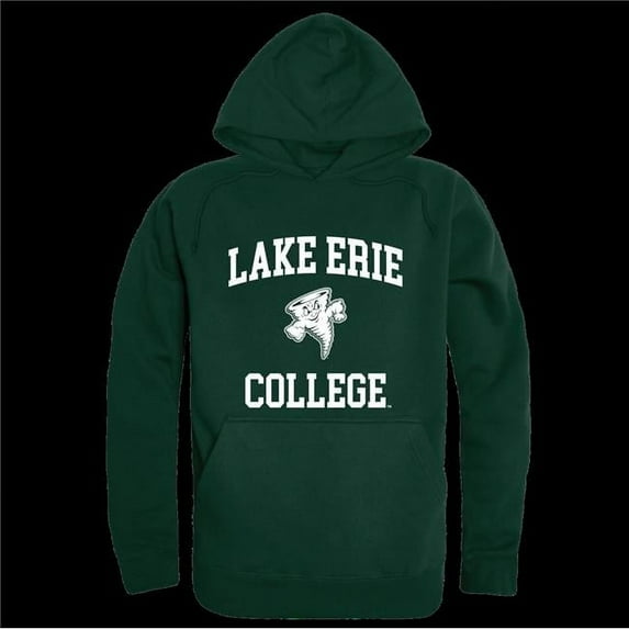 W Republic 569-324-FOR-01 Lake Erie College Storm Seal Hoodie, Forest Green - Small