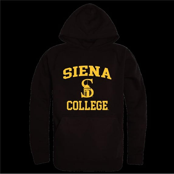W Republic 569-379-BLK-02 Siena College Saints Seal Hoodie, Black - Medium