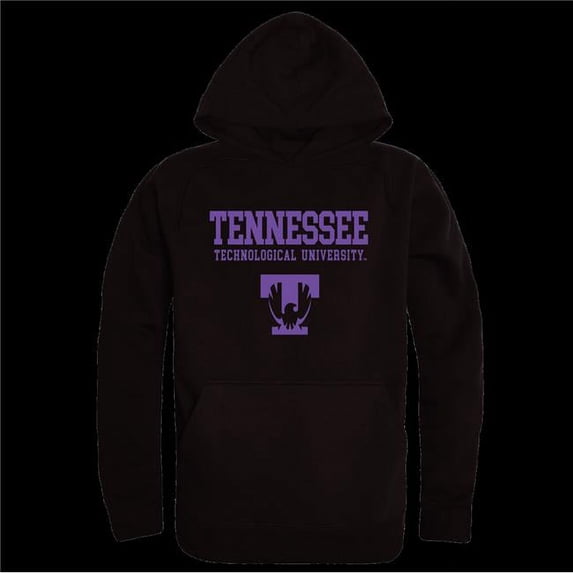 W Republic 569-391-BLK-05 Tennessee Technological University Golden Eagles Seal Hoodie, Black - 2XL