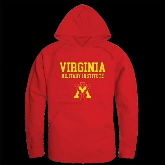 W Republic 569-399-RED-02 Virginia Military Institute Keydets Seal Hoodie, Red - Medium