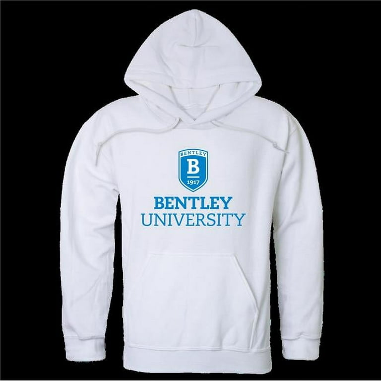 W Republic 569 483 WHT 05 Bentley University Falcons Seal Hoodie White 2XL