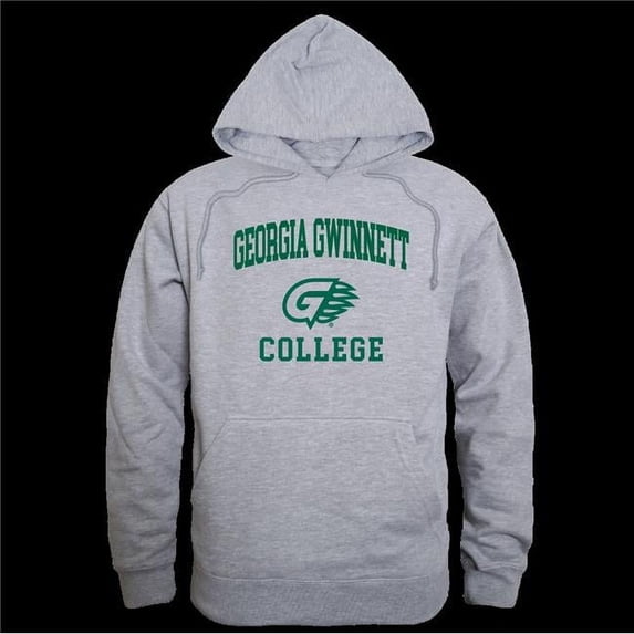 W Republic 569-493-HGY-01 Georgia Gwinnett College Grizzlies Seal Hoodie, Heather Grey - Small