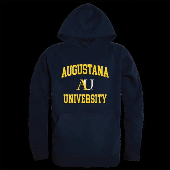 W Republic 569-500-NVY-02 Augustana University Vikings Seal Hoodie, Navy - Medium