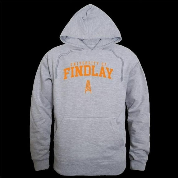 W Republic 569-518-HGY-04 University of Findlay Oilers Seal Hoodie, Heather Grey - Extra Large