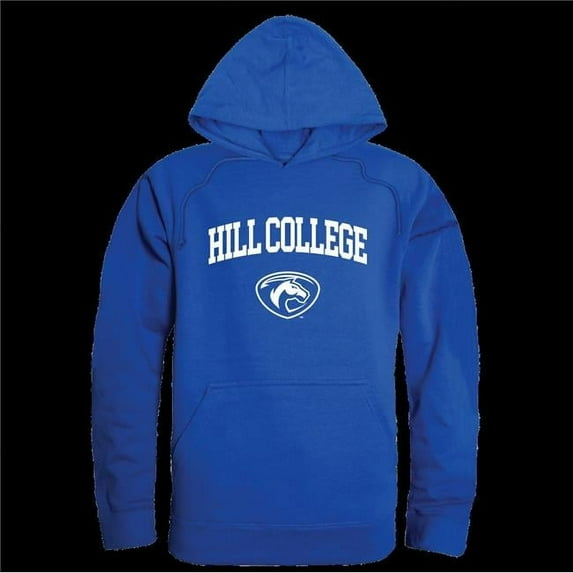 W Republic 569-523-RYL-02 Hill College Rebels Seal Hoodie, Royal - Medium