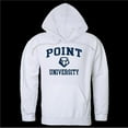 thumbnail image 1 of W Republic 569-570-WHT-04 Point University Skyhawks Seal Hoodie, White - Extra Large, 1 of 1