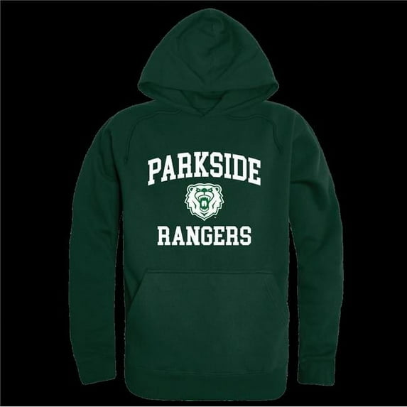 W Republic 569-608-FOR-05 University of Wisconsin-Parkside Rangers Seal Hoodie, Forest Green - 2XL