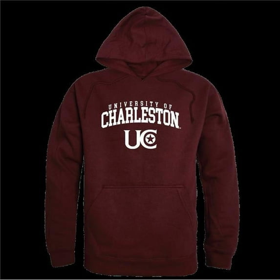 W Republic 569-630-MAR-02 College of Charleston Golden Eagles Seal Hoodie, Maroon - Medium