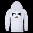 thumbnail image 1 of W Republic 569-639-WHT-01 East Texas Baptist University Tigers Seal Hoodie, White - Small, 1 of 1