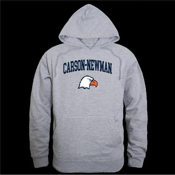 W Republic 569-702-HGY-01 Carson- man University Eagles Seal Hoodie, Heather Grey - Small