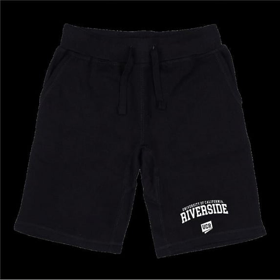 W Republic 570-111-BLK-04 University of California, Riverside The Highlanders Seal Shorts, Black - Extra Large
