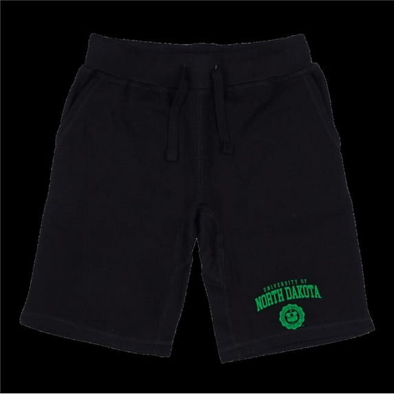 W Republic 570-141-BLK-03 North Dakota State University Fighting Hawks Seal Shorts, Black - Large