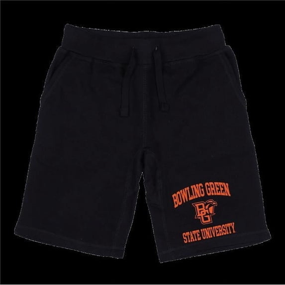 W Republic 570-269-BK2-01 Bowling Green State University Falcons Seal Shorts, Black - Small