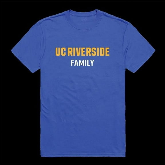 W Republic 571-111-RYL-04 University of California, Riverside The Highlanders Family T-Shirt, Royal - Extra Large