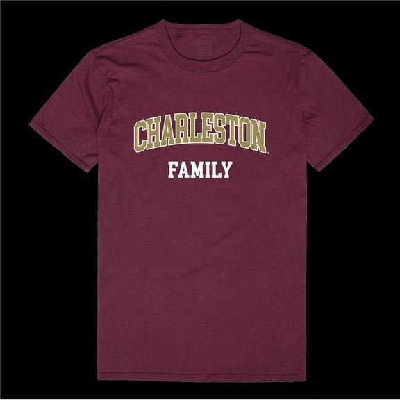 W Republic 571-115-MAR-02 College of Charleston Cougars Family T-Shirt, Maroon - Medium
