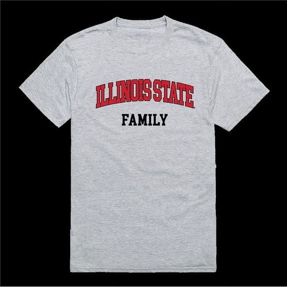 W Republic 571-124-HGY-04 Illinois State University Redbirds Family T-Shirt, Heather Grey - Extra Large
