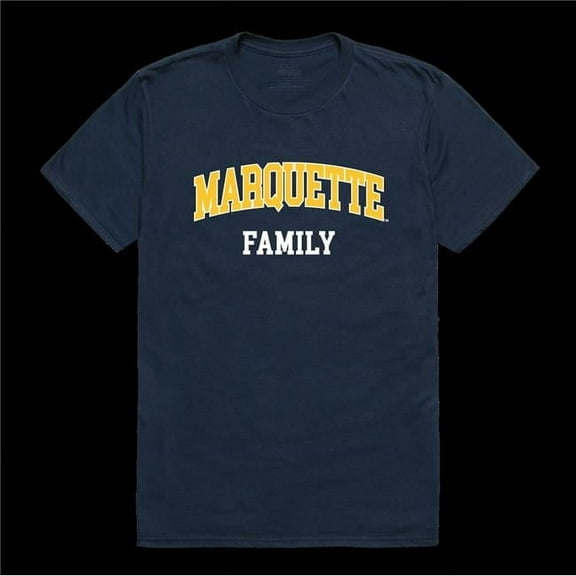W Republic 571-130-NVY-01 Marquette University Golden Eagles Family T-Shirt, Navy - Small