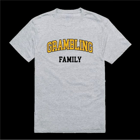 W Republic 571-170-HGY-01 Grambling State University Tigers Family T-Shirt, Heather Grey - Small