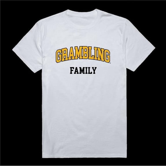 W Republic 571-170-WHT-02 Grambling State University Tigers Family T-Shirt, White - Medium