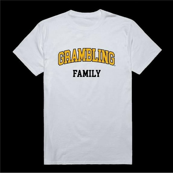 W Republic 571-170-WHT-05 Grambling State University Tigers Family T-Shirt, White - 2XL