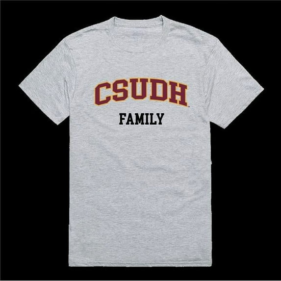 W Republic 571-175-HGY-04 California State University Dominguez Hill Toros Family T-Shirt, Heather Grey - Extra Large